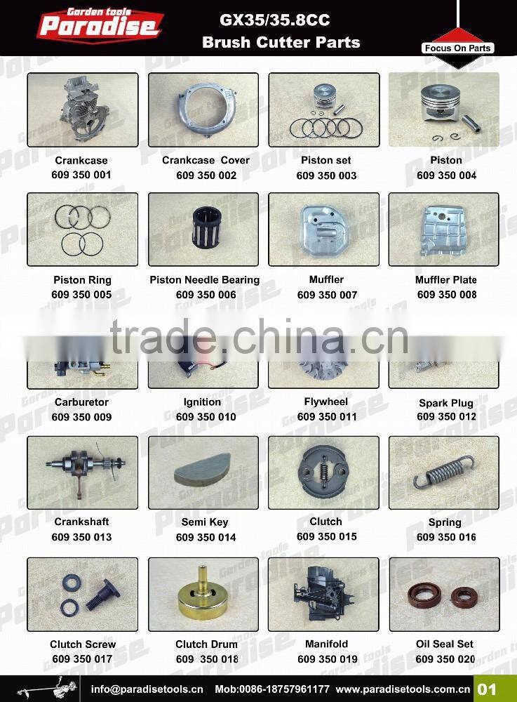 4 Stroke Engine GX35 Brush Cutter Wire Easy Starter