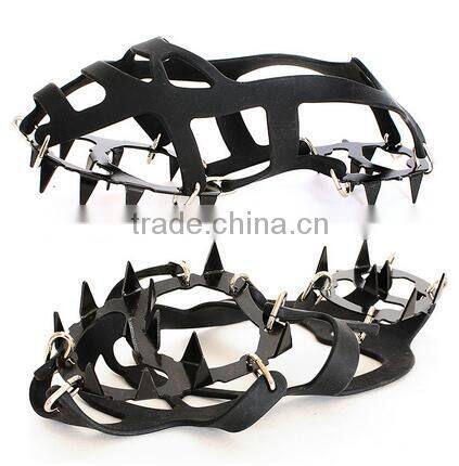 non-slip ice spikes shoes steel snow grabbers snow shoe crampon from autoline