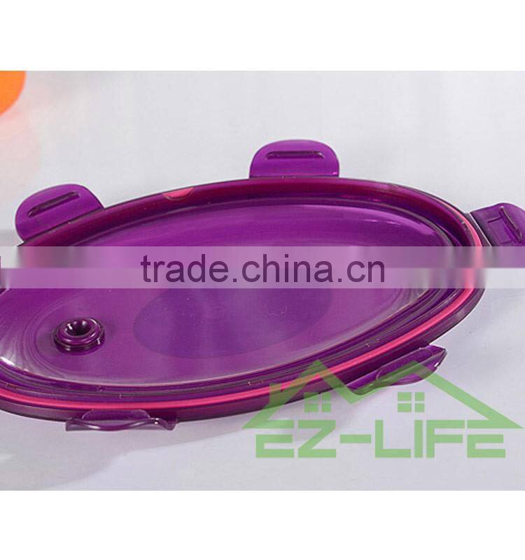 Healthy BPA free microwave oven safe big plastic lunch box for adults