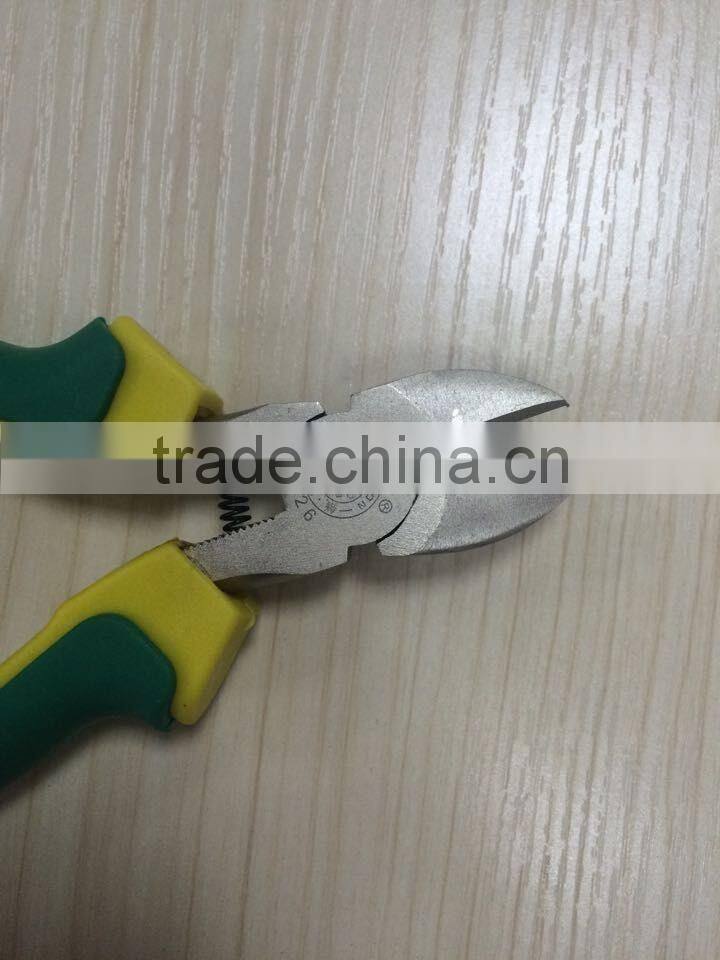 BERRYLION 6'' wire cable cutter diagonal cutting pliers with dual colors design