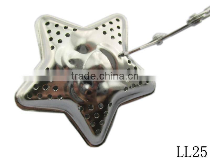 Stainless steel 410 star shape tea strainer