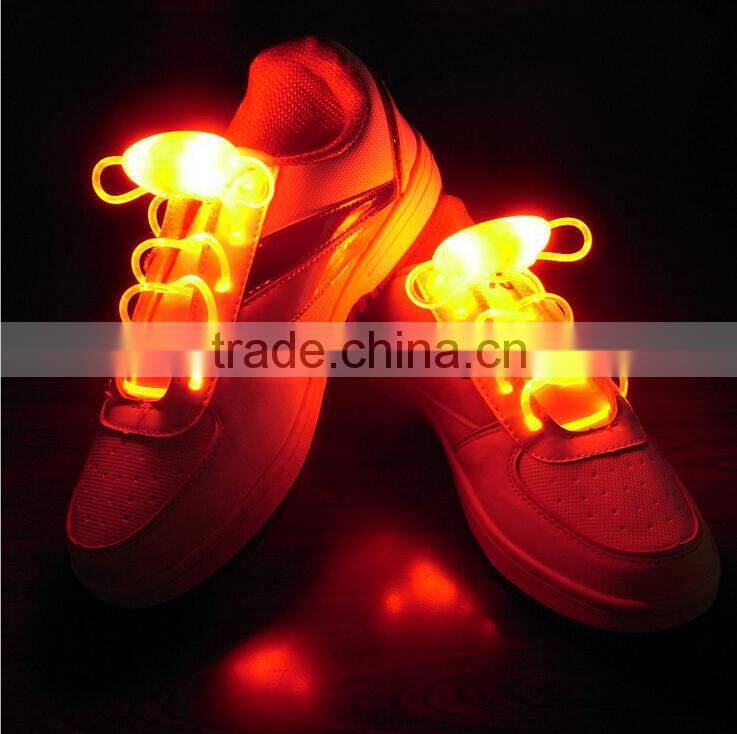 Hot selling glow shoe laces led flashing shoelaces light up led shoelace wholesale