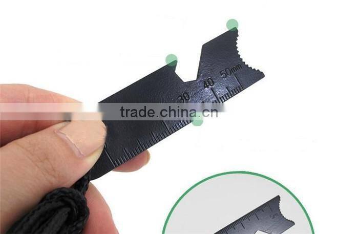 Luminous multifunction outdoor light-emitting large flint play poker fire starter