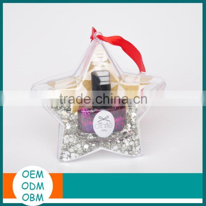 Summer Hottest Clear Plastic Christmas Star Balls