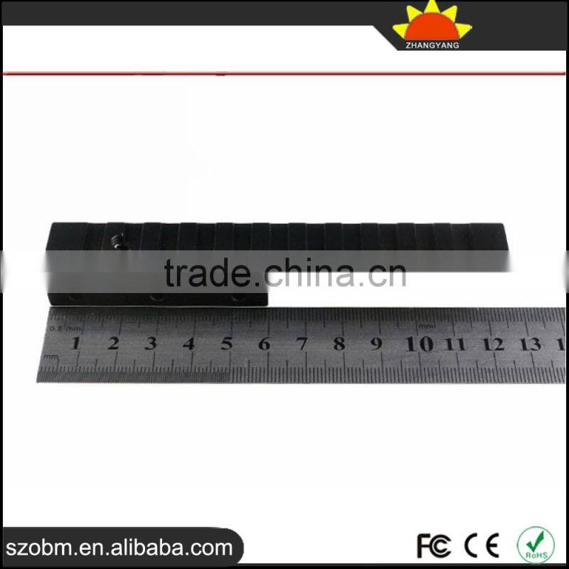 D0026-A Tactical Flashlight Scope Gun Mount Weaver Rail 11mm Convert to 21mm Adaptor