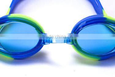 Durable great adjustable comfortable anti fog swimming glasses