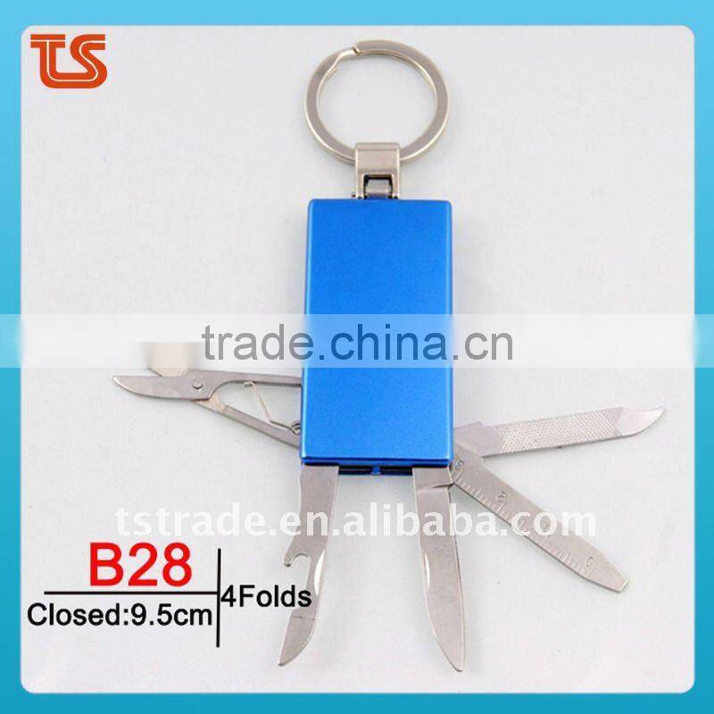 2014 Small multi design metal alloy love couple keychain gifts tool knife