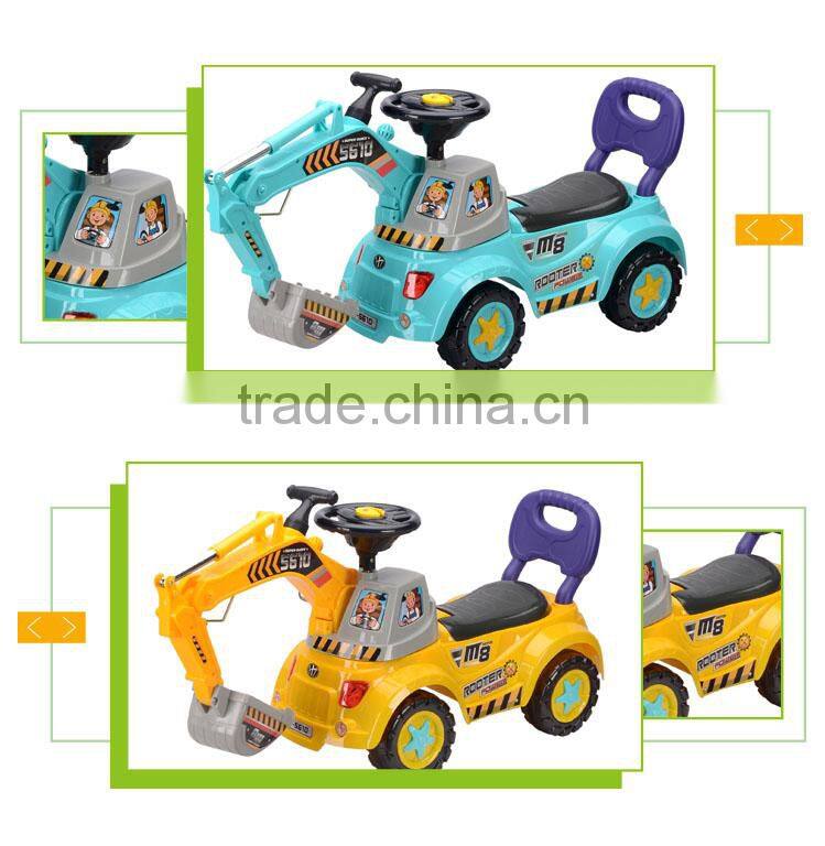 Hot selling multifunction plastic cheap baby toy car stroller