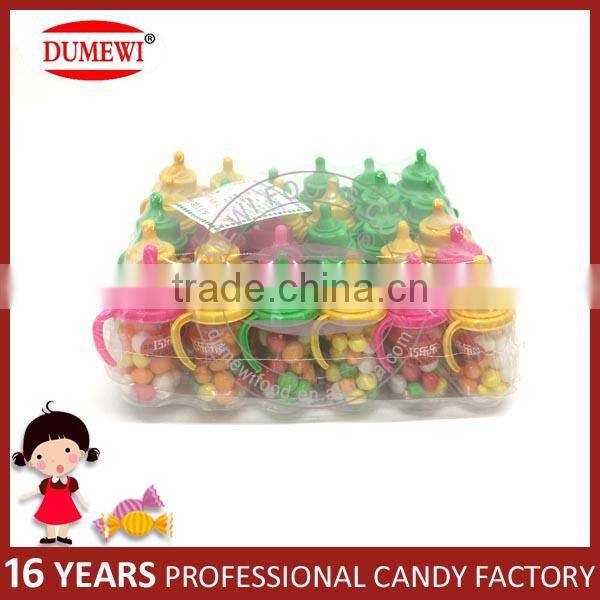 Plastic Baby Bottle Candy Puffing Nipple Candy