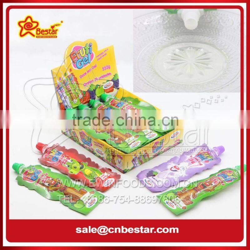Skull Cartoon Fruit Jam Candy/Jelly juice drinking