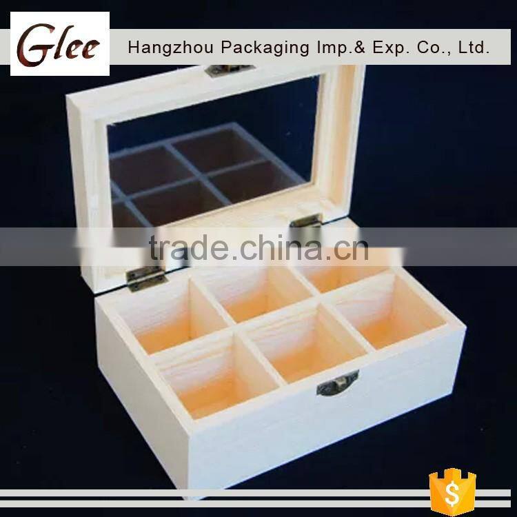 Superior multi-functional wooden box with compartment