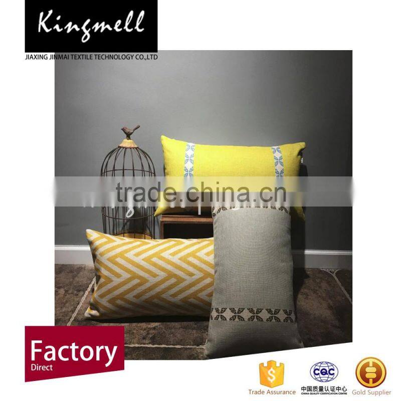 China Supplier Linen Cotton Home Decor Cushion Pillow Covers
