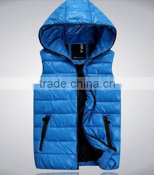 New 2017 High Quality Cotton-padded Waistcoat Men Spring Comfortable Couples Sleeveless Jacket Winter Casual MAN JACKET