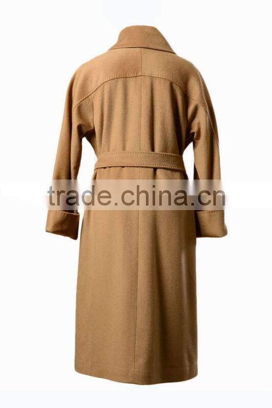 Women's Mandarin Collar Design Long Winter Coat