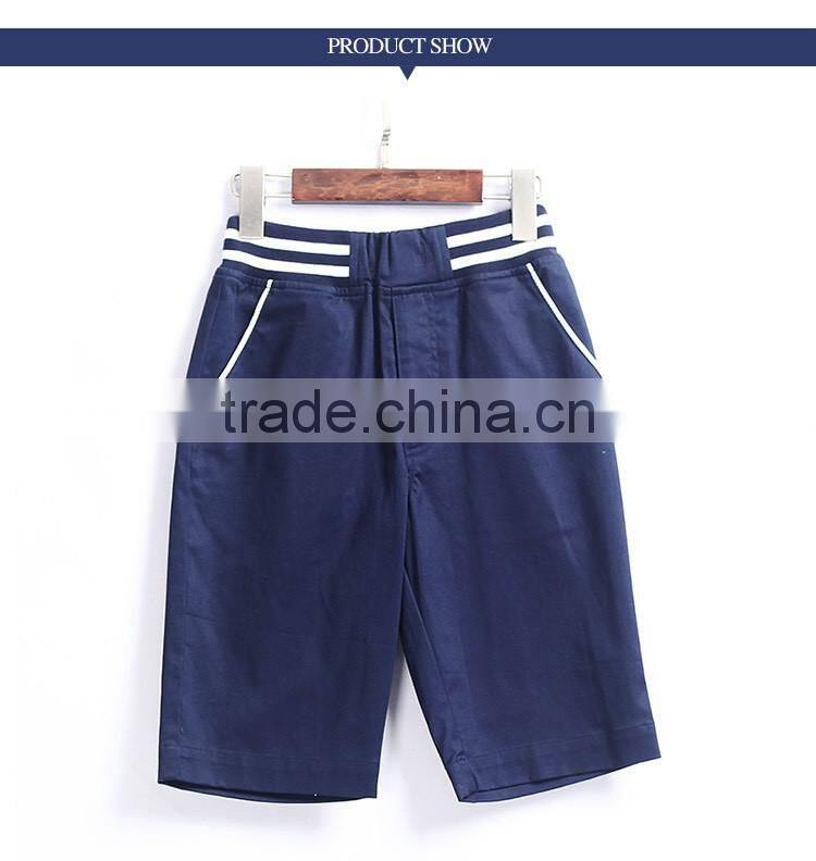 OEM Primary Kids Cotton School Uniform Short Pants