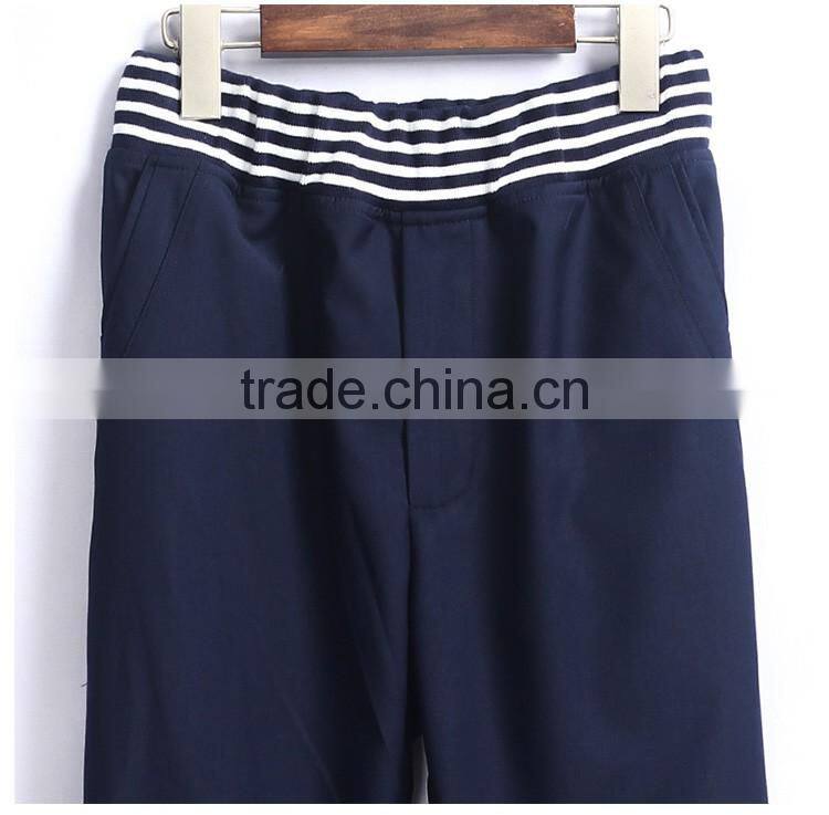 Custom Classic Style Navy Blue School Uniform Pants