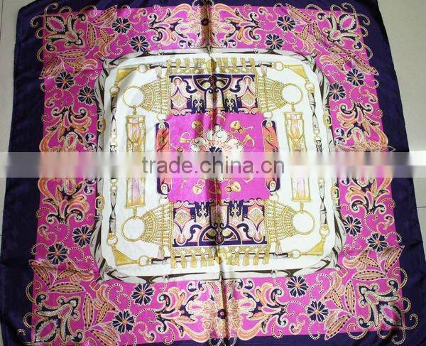 ladies' polyester voile fashion scarf