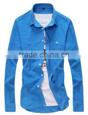 In 2015 the new corduroy shirt cotton corduroy man's shirt fashion long-sleeved shirt corduroy free shipping