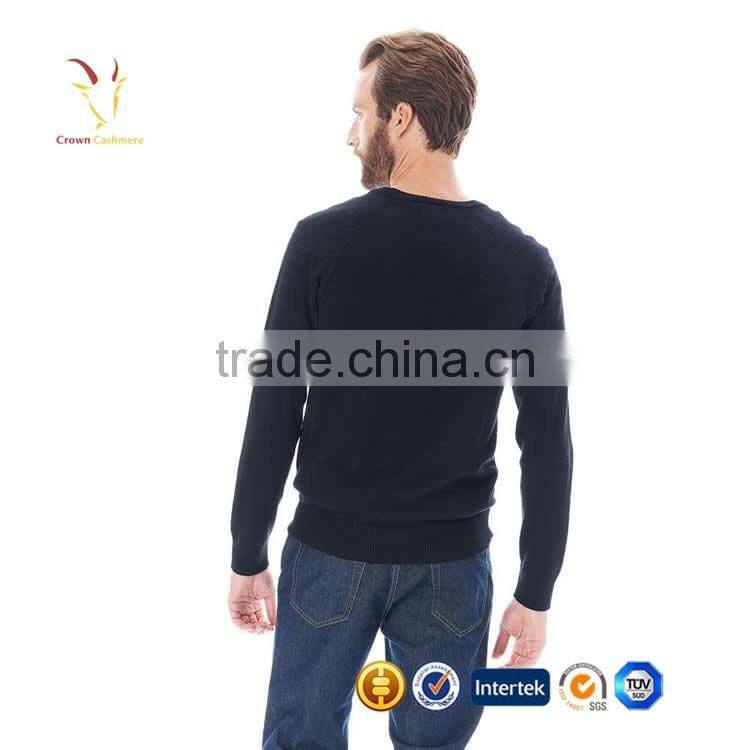 Latest New Design V Neck Cashmere Jumpers Mens Cashmere Sweater