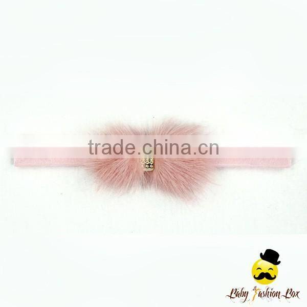 FDK269 Lovebaby Cheap Baby Girls Sequin Plastic With Hairy Kids Girls Headbands