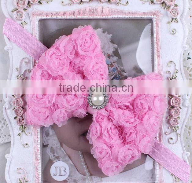 Low price wholesale Gorgeous hair accessories online boutigue girls headbands floral headbands wedding headbands