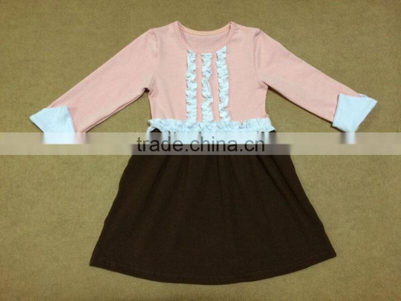 girls long sleeve ruffle dress infant toddler dress baby girl winter dresses