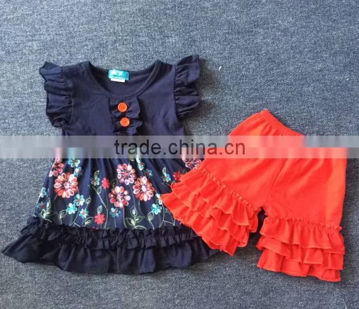 New Item Wholesale boutique suppliers baby Halloween clothes two piece outfits