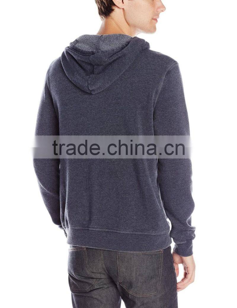 Threads 4 Thought Men's Burnout Fleece Pullover Hoodies