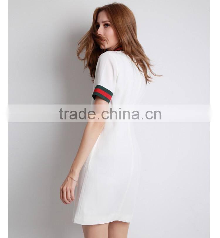 unique bulk girls students longline fancy polo shirt dress shirt