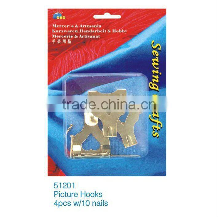 D&D Picture Hooks 4pcs/10 nails