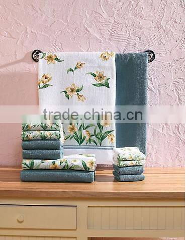 Pakistan Fashion Yarn Dyed Cotton Jacquard Towel