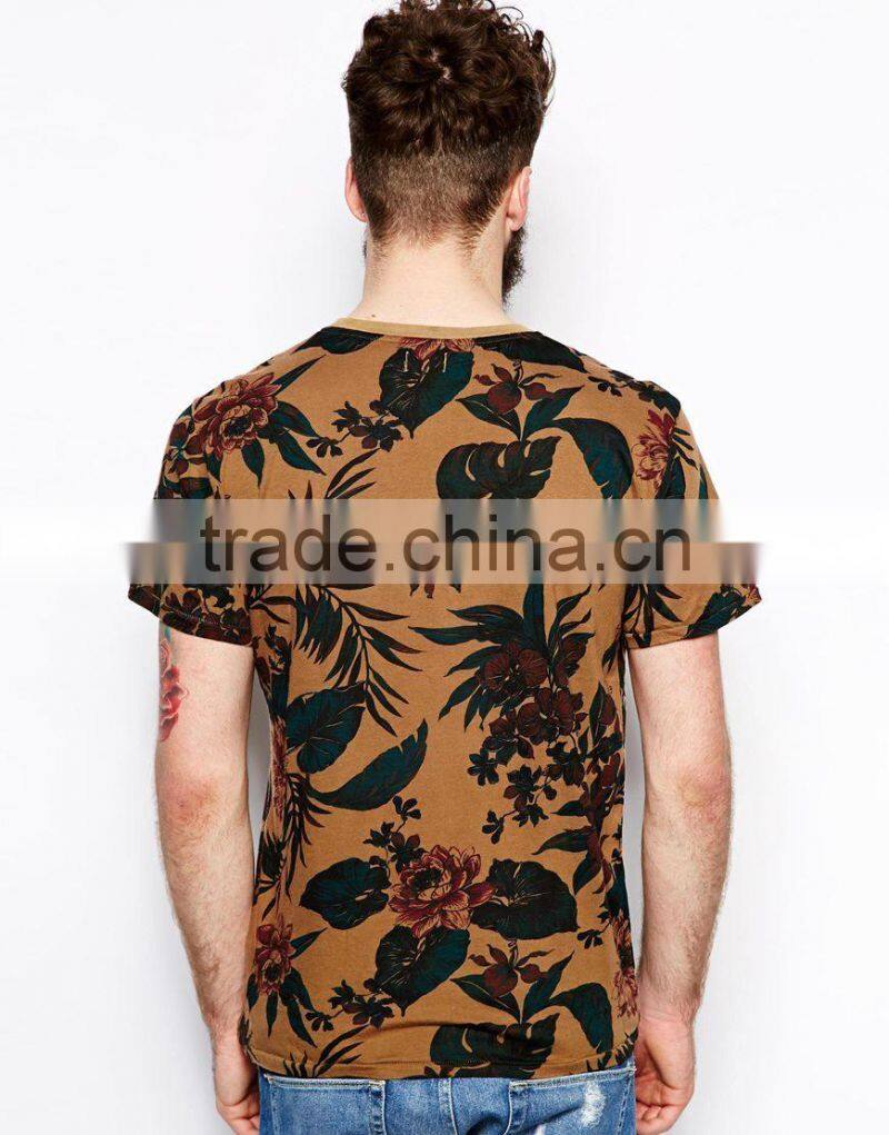 2017 Wholesale Cheap T Shirt Printing With Short Sleeves Made In China Custom Mens Round Neck Printed T Shirts