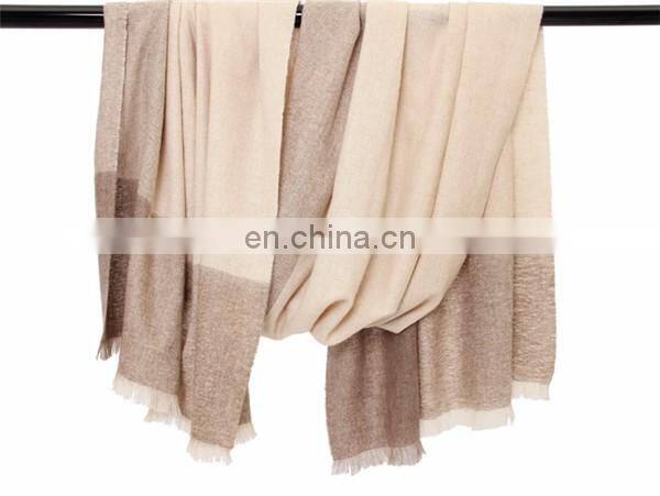 inner mongolian factory sale 100% pure cashmere pashmina shawl