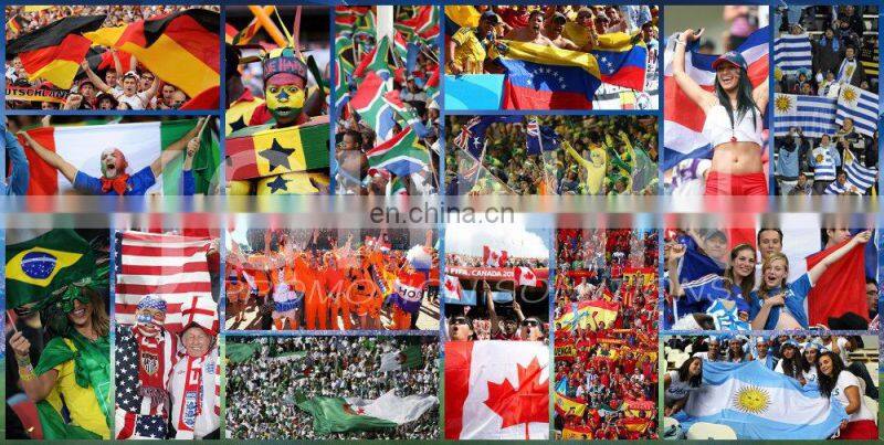 spandex polyester printed advertising national flag car mirror cover