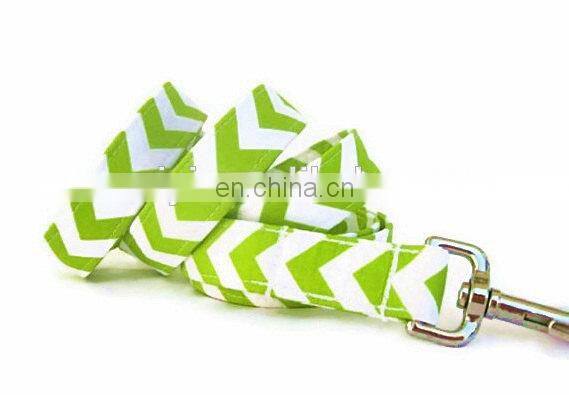 New arrivel colorful chevron dog leash with collar