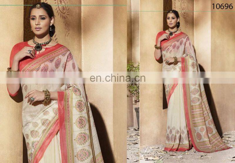 Indian Designer Kanjivaram Silk Saree | Shari | Sari for Party Wear