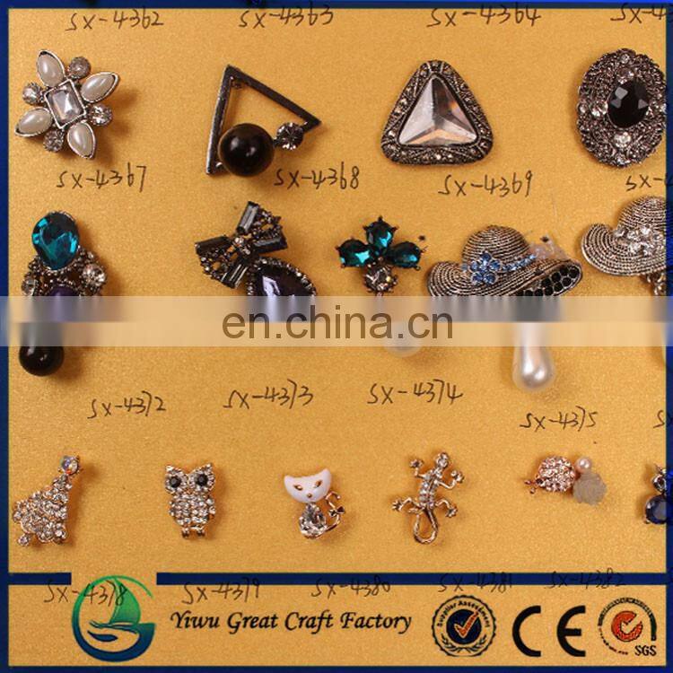 Factory direct wholesale rhinestone buckle crystal rhinestone button