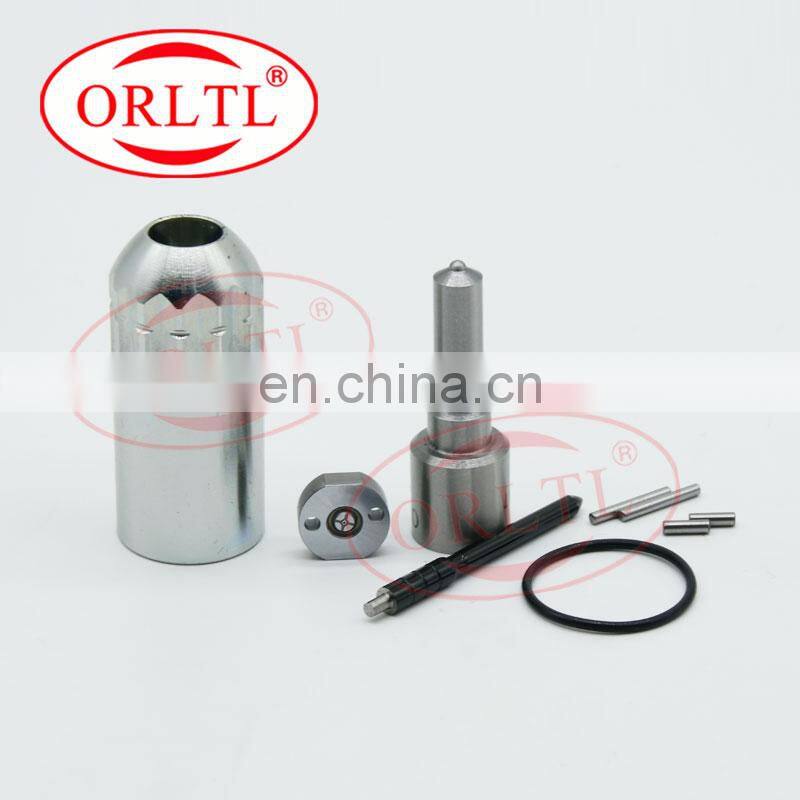 ORLTL Injector Overhaul Kits Nozzle DLLA155P948 Orifice Valve Plate 10#, Pin, Nozzle Nut For 095000-6581 095000-6583 6581 6583