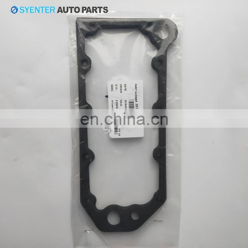 6CT 6L diesel engine Oil cooler core gasket 3929011 3918174