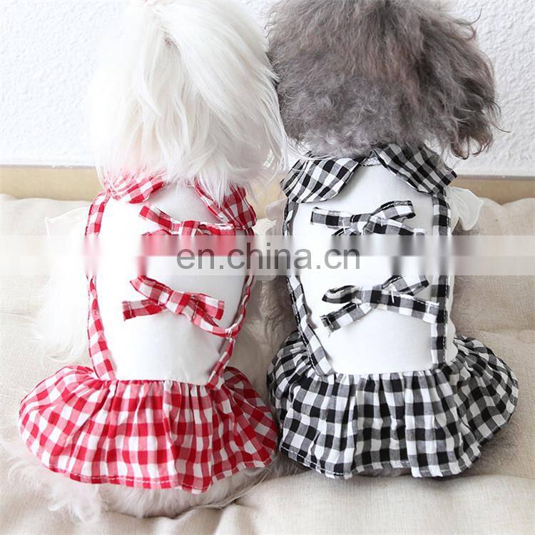 Best selling pet shop summer luxury pet clothes party wedding dress