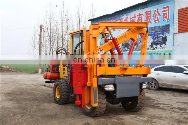 hydraulic guardrail mini pile driver machine for sale price