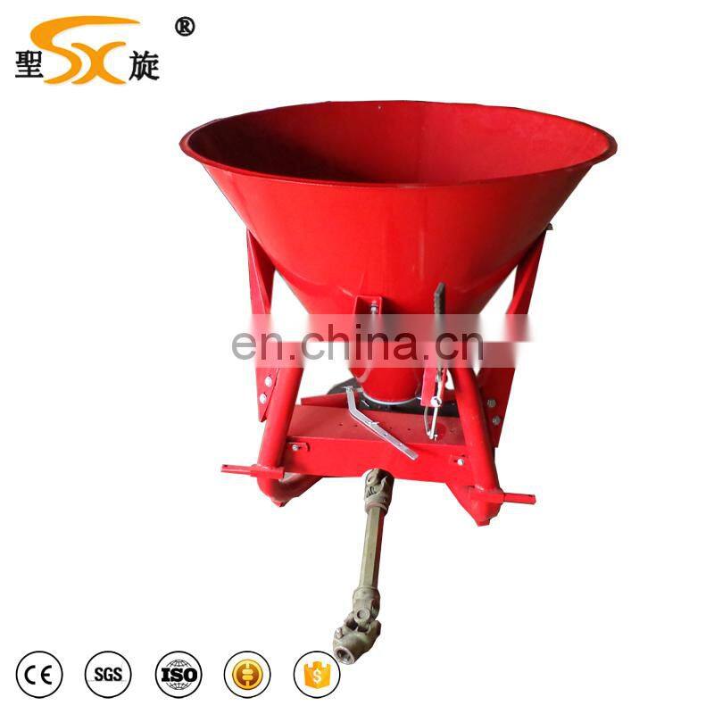 Hot sale tractor PTO mounted fertilizer /salt /sand spreader