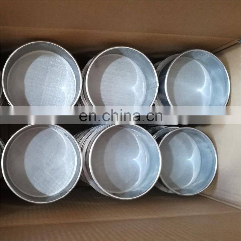 Stainless Steel Mesh Vibrating Standard Laboratory Sand Test Sieve