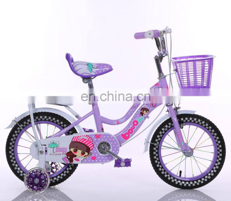 16 inch new model cheap price fashion girl bike bicycle for 6 years old children