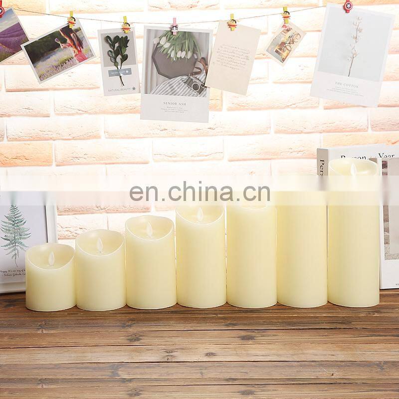 Electronic plastic candle flameless LED candle for party decoration