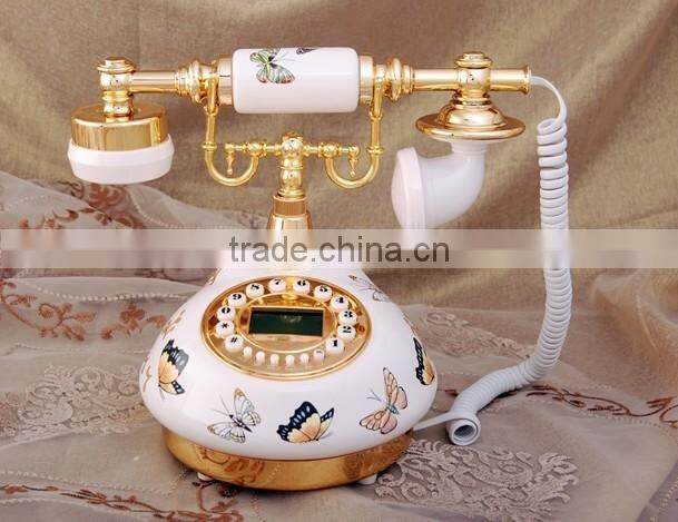 decorative ceramic antique telephone