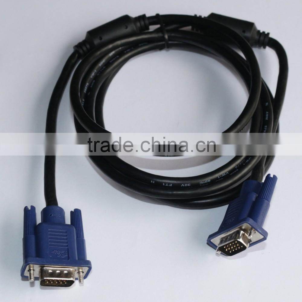 DURABLE MALE-TO-MALE COMPUTER SCREEN ( 3+5 ) VGA CABLE dongguan