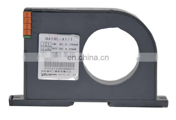 DC Leakage current sensor BA50L-AI/V Input 0-1A Leakage current output dc0-5V