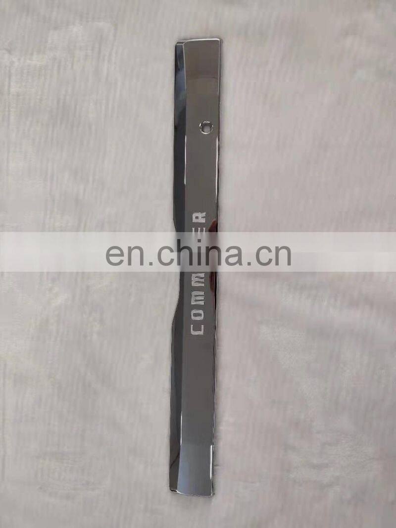 MAICTOP car accessories rear liscence platetrim moulding chromed for haice 2019 japanese car