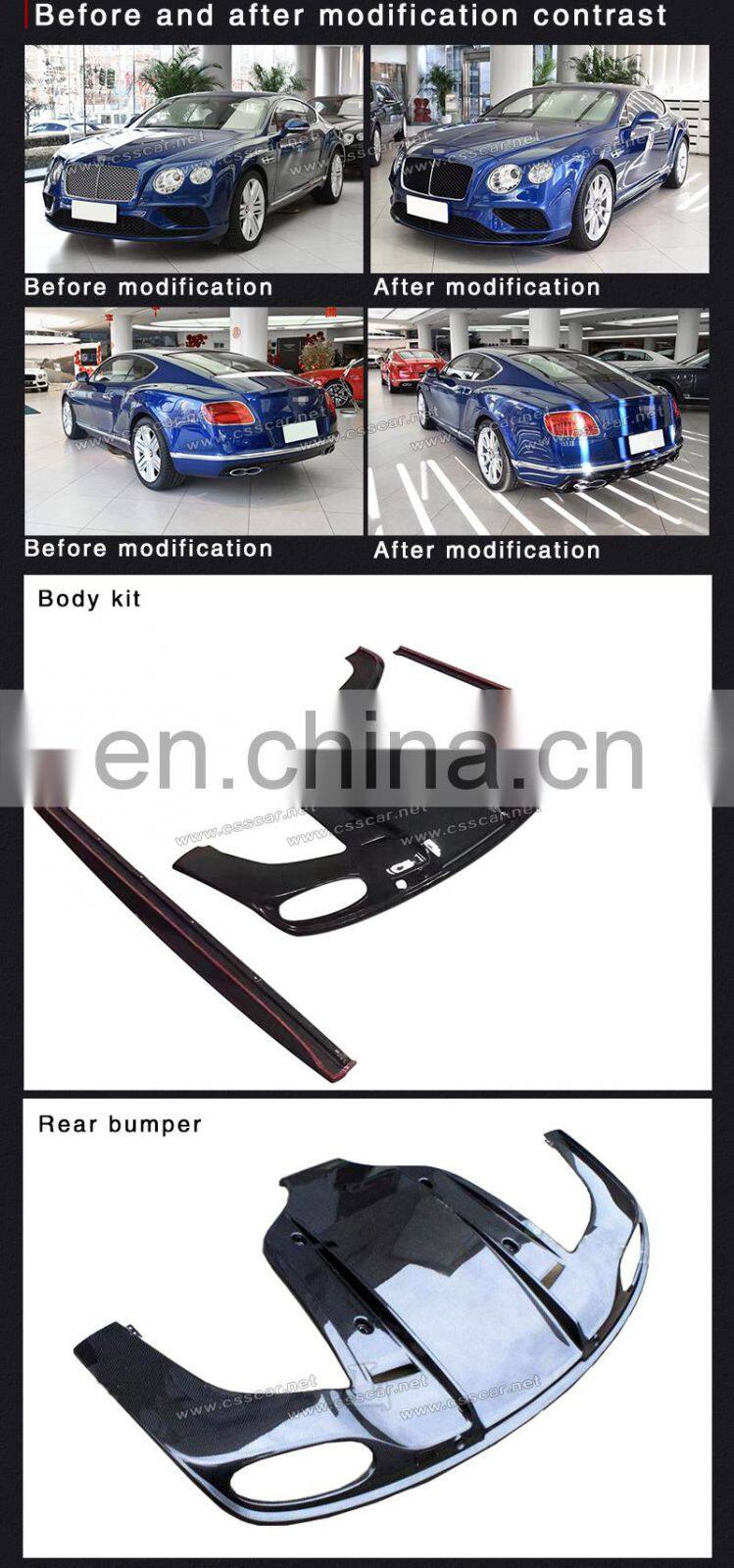 Car Vent Diffuser Carbon Fiber Side Skirts Front Lip Rear Bumper Protector Suitable For Bentley Auto Body Kits Upgrade Car Parts